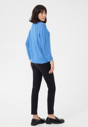 Пуловер с рукавом три четверти