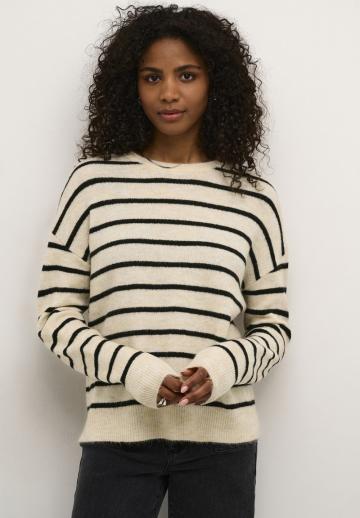 Пуловер в полоску