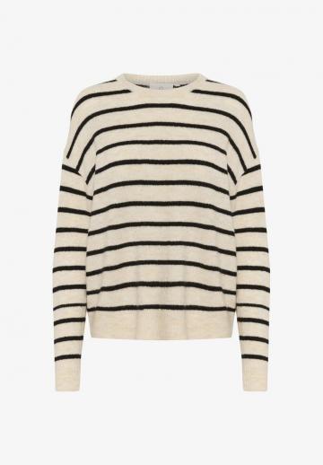 Пуловер в полоску