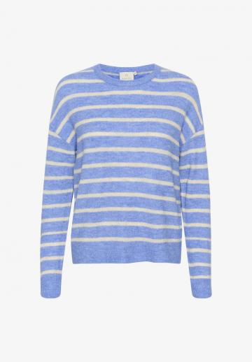 Пуловер в полоску