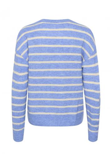 Пуловер в полоску