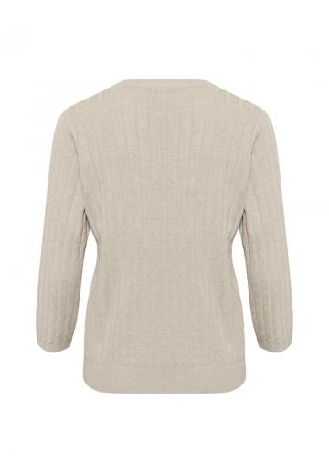 Пуловер с рукавом три четверти