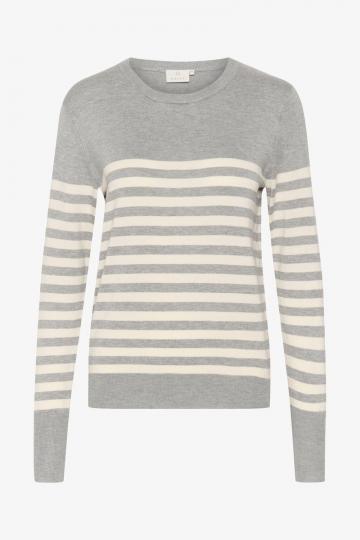 Пуловер в полоску