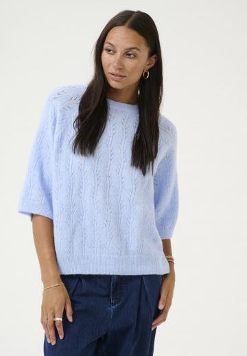 Пуловер с коротким рукавом