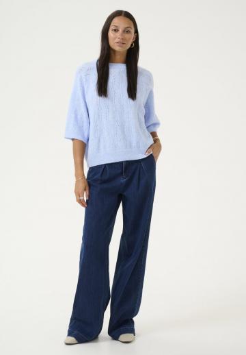 Пуловер с коротким рукавом