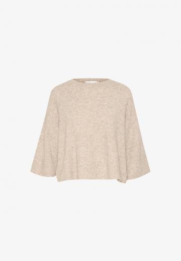 Пуловер с рукавом три четверти