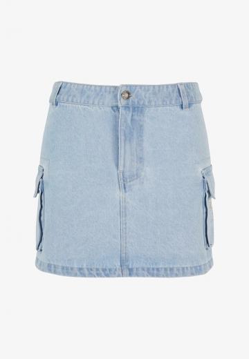 Юбка с накладными карманами