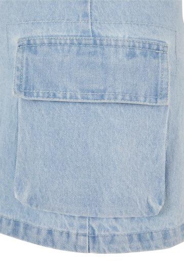 Юбка с накладными карманами