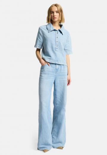 Джинсовая блузка