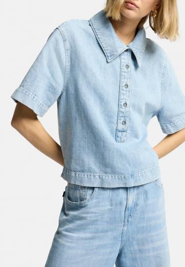 Джинсовая блузка