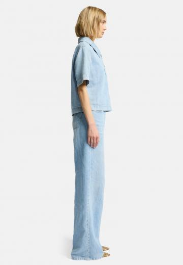 Джинсовая блузка