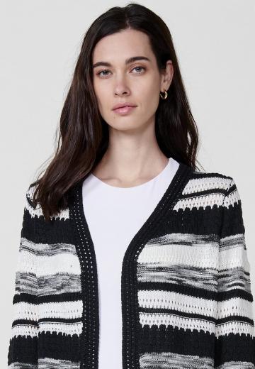 Жаккардовая вязаная кофта