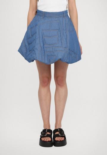 Юбка с накладными карманами