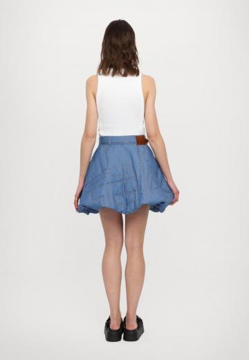 Юбка с накладными карманами