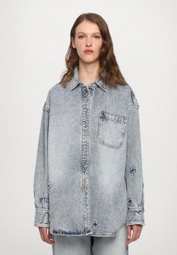 Джинсовая блузка