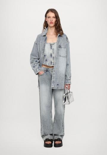 Джинсовая блузка