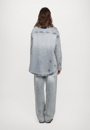 Джинсовая блузка