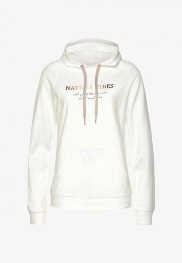 Пуловер с капюшоном