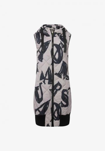 Длинный жилет