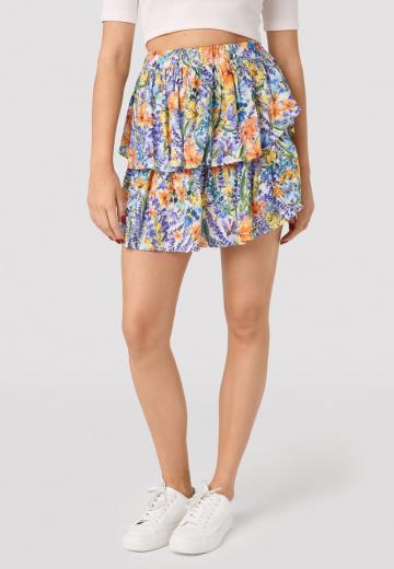 Юбка с воланами