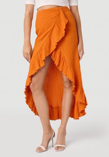 Юбка с воланами