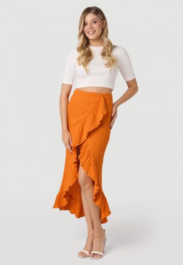 Юбка с воланами