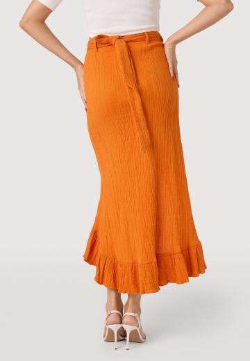 Юбка с воланами