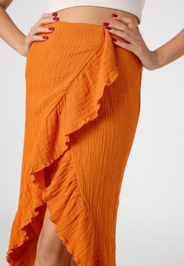 Юбка с воланами