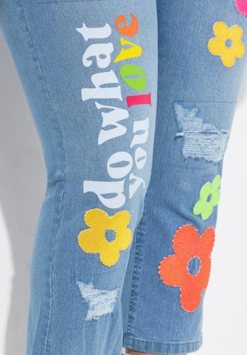 Короткие джинсы