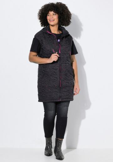 Длинный жилет