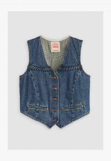 Джинсовая жилетка