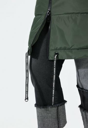 Длинный жилет