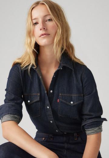 Джинсовая блузка