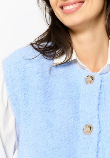 Джинсовая жилетка