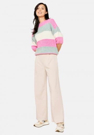 Пуловер с рукавом три четверти