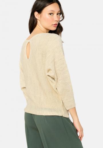 Пуловер с рукавом три четверти