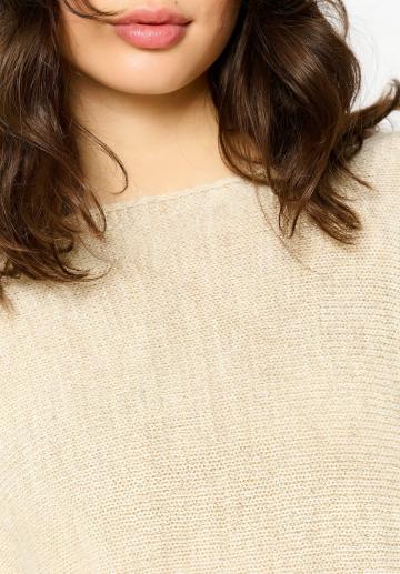 Пуловер с рукавом три четверти