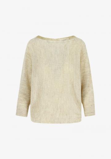 Пуловер с рукавом три четверти