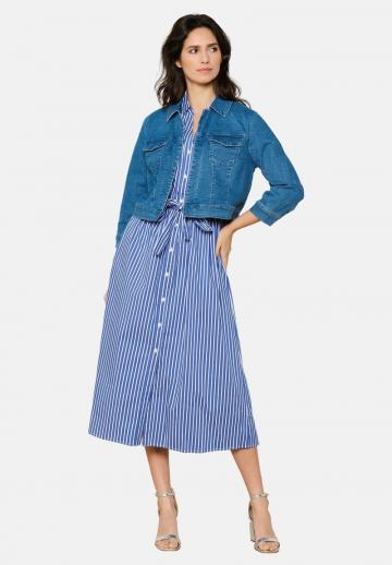 Джинсовая жилетка