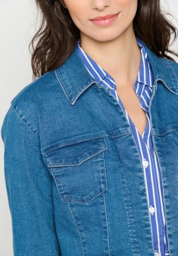 Джинсовая жилетка