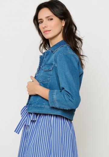 Джинсовая жилетка