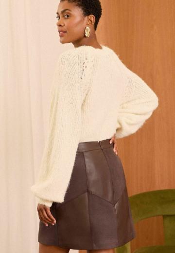 Кожаная юбка