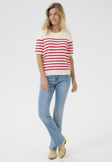 Пуловер с коротким рукавом