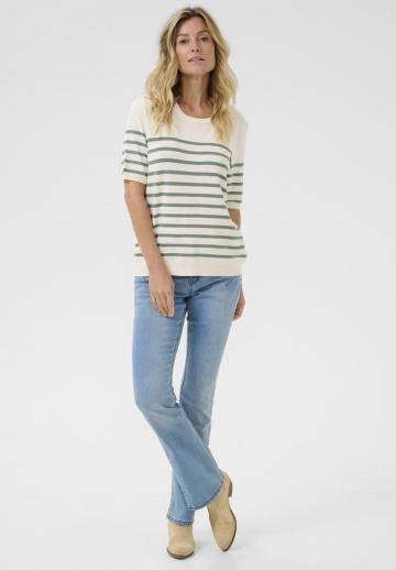 Пуловер с коротким рукавом