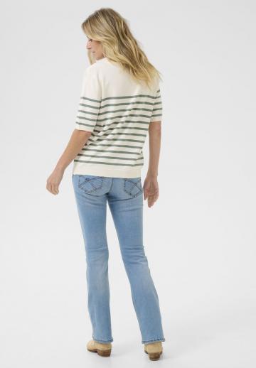 Пуловер с коротким рукавом