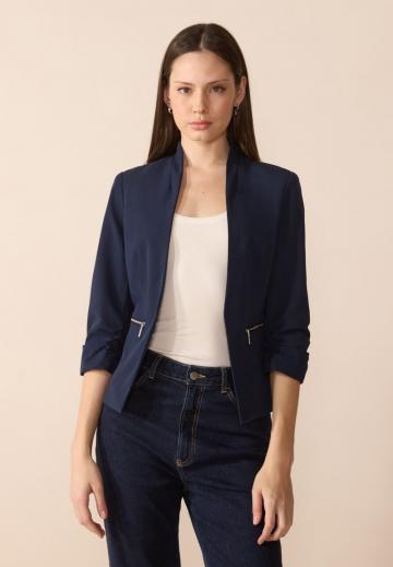 Блейзер с накладными карманами