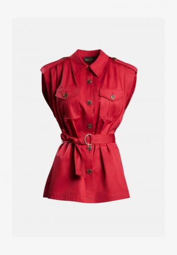 Длинный жилет