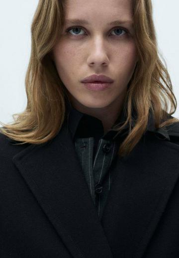 Шерстяное пальто