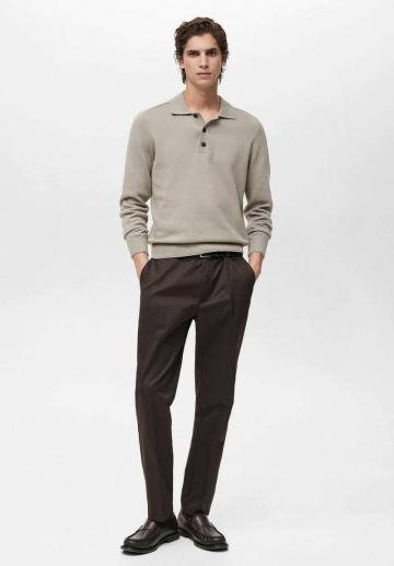 Поло с длинным рукавом