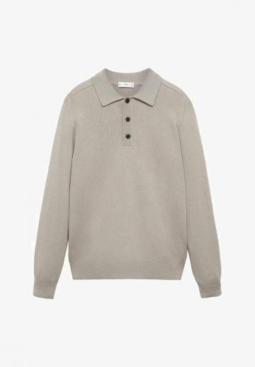 Поло с длинным рукавом